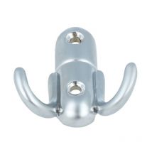 Kleiderhaken Wandhaken mattes Chrom Handtuchhaken Huthaken aus Metall