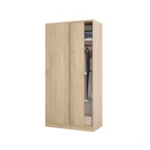 Kleiderschrank 100x50x200h cm mit 2 Schiebetüren und 1 Einlegeboden kanadische Eiche – Pino