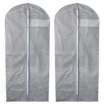 Estexo - Kleiderschutzhülle Klamottenhülle 60x135 cm 2er Set Kleiderhülle Kleidersack