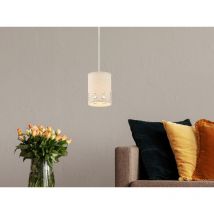 Kleine Pendelleuchte park avenue aus Stoff, 4-stufig höhenverstellbar, ø 15cm