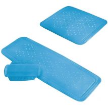 Kleine Wolke 0221720008 Arosa - Cuscino per Il Collo, 32x 22 cm, Colore: Blu