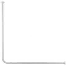 Kleine Wolke - Tringle de rideau de douche universelle 3 tailles Blanc