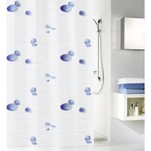 Kleine Wolke - Duschvorhang Miami blau, 180 x 200 cm Duschvorhänge