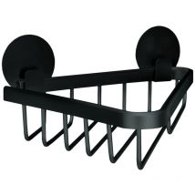Support pour douche triangulaire Rocco Noir Kleine Wolke