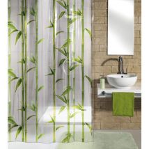 Tenda da Doccia Bamboo 180x200 cm Verde Kleine Wolke