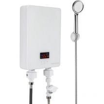 Kleiner Durchlauferhitzer mit Duschkopf 5000 w Badezimmer Küche Elektrischer Durchlauferhitzer, Touch Control, für Küche, Badezimmer, Dusche