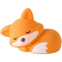Kleines Fuchs-nachtlicht, Klatschaktivierte Silikonlampe, Wiederaufladbare, Dimmbare Nachttischlampe Mit Timer, Usb-aufladbar, Kinderzimmerdeko, 