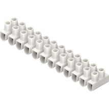 Lüsterklemmen 16 mm² – 12-polig – Polyethylen – Klemmbereich bis 16 mm² – Klemmschrauben unverlierbar