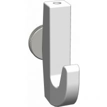 Bilderschienen-Klemm-Bilderhaken 7 kg Aluminium vernickelt - Rontec