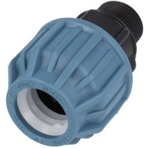 Jason PP-Klemmverbinder mit AG, Ø 32 mm x 1 1/4 Zoll - DVGW zugelassen