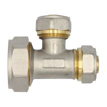 Klemmring Schraubfitting T-Stück reduziert 32x20x20 mm Verbundrohr