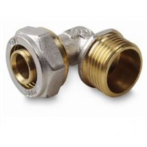 Klemmring Bogen mit AG 25x1" Schraubfitting Aluminim Verbundrohr klemmringverschraubung PEX