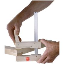 Klemmsia Klemmzwinge – Spannweite 600 mm – Ausladung 110 mm – Holz – Stahl