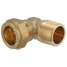 Klemmverschraubung Für Kupferrohre - Winkel 28 Mm X 3/4'' Ag Für Heizung Und Trinkwasser