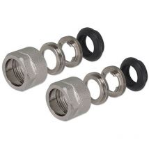 Klemmverschraubungen 3/4'' Eurokonus - Für Kupfer- Und Edelstahl 18 X 1 - 1 Paar = 2 Stk.