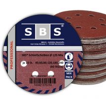 Klett Schleifscheiben 125mm Mix Sortiment K40-K240 Exzenter Schleifpapier