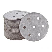 Shark Klett-Schleifscheiben, 90 mm, 7-Loch, f. Exzenterschleifer, Normalkorund (50 Stk.) K40 - Miotools