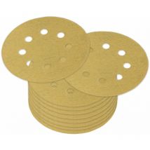Schleifscheibe 125mm P220 10x Klett Schleifscheiben Stahl Metall Kunststoff Holz