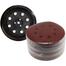 Klett Schleifscheiben Sortiment 70 Blatt + Schleifpapierteller für Bosch Skil pex