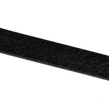 E00102033011425 Klettband zum Aufkleben Flauschteil (l x b) 25000 mm x 20 mm Schwarz 25 m - Velcro