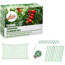 Kletterpflanze Ranknetz Luffa Garten Tomaten Passionsfrucht Trauben Spalier Grün Gartenarbeit Haushalt 1,85 m