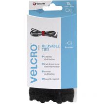 VELCRO VEL-EC60466 Klettkabelbinder zum Bündeln Haft- und Flauschteil (L x B) 200 mm x 12 mm Schwa