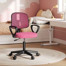 Klihome Kinderschreibtischstuhl, Bürostuhl Kinder ergonomisch, Kinder Schreibtischstuhl höhenverstellbar, Kinderstuhl mit Rollen Armlehnen,