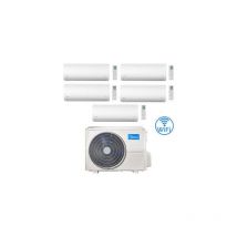 Klimaanlage Midea Xtreme WiFi R32 Penta-Split 9000 + 9000 + 9000 + 12000 + 12000 BTU mit Außengerät M5OE-42HFN8-Q INVERTER Energieklasse A++/A+