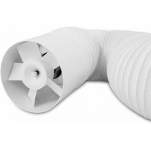 Klimatronic Accessorio per condizionatore, kit Air-Extension, prolunga del tubo di scarico, lunghezza: 5 m, compatibile con tutti i modelli della