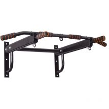 Leogreen - Klimmzugstangen Klimmzugstange Wandmontage, Heimturnhalle Pull Up Bar, Wandmontiert Klimmzugstange Mit 6 Anti Rutsch Griffen und 3 Ösen,