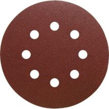 125mm 8 Hole Paper Sanding Discs 60G - Klingspor