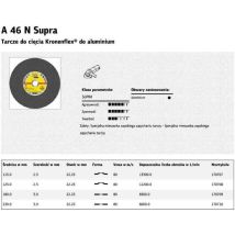 Klingspor Schleifsysteme - Disque À Tronçonner A 46 N Supra D230x3mm Droit Aluminium Perçage 22,23 Mm