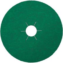 Disques fibre Klingspor CS570, 125 x 22 mm, grain 80, trou d'étoile