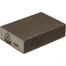 Piedra abrasiva Klingspor SK500, 100x70x25mm, grano 80, para lijado medio, ideal para trabajos en metal y madera, alta durabilidad y rendimiento,