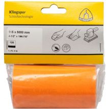 Pl 31 b Rollen, 115 x 5000 mm Korn 120, SB-verpackt in Folie - Klingspor