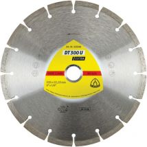 Klingspor - t 300 u Extra 230mm Universal Diamond Blade for Angle Grinders on Cons