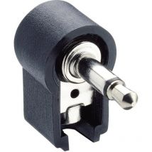 Wkls 2 Klinken-Steckverbinder 3.5 mm Stecker, gewinkelt Polzahl: 2 Mono Schwarz 1 St. - Lumberg