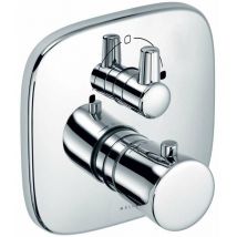 Kludi - Amba - Miscelatore termostatico ad incasso per vasca da bagno, cromato 538300575