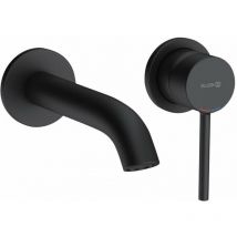 Kludi Bozz - Miscelatore ad incasso per lavabo, montaggio a 2 fori, nero opaco 382443976