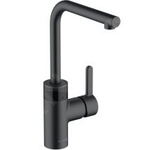 E-Go - Mitigeur électronique d'évier, alimentation réseau, noir mat 422206675 - Kludi