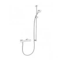 Kludi - Logo - Set de douche avec thermostat, barre 900 mm, chrome 6857805-00