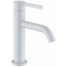 Kludi - Nova Fonte - Miscelatore da lavabo, con sistema di scarico Push-Open, EcoPlus, bianco opaco 202895315