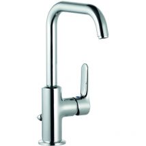Objekta - Miscelatore monocomando con braccio girevole per lavabo, cromato 320230575 - Kludi