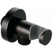 Kludi - A-Qa - Presa d'acqua a gomito, nero opaco 6054739-00