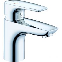 Kludi - Pure&Solid - Mitigeur de lavabo, EcoPlus, chrome 343890575WR4