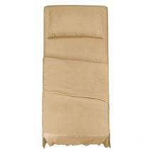 Set Lenzuola Completo Letto Singolo Sabbia, Lenzuolo Sotto Con Angoli + Lenzuolo Sopra + Federa 100% Cotone - Klulk