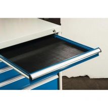 Schubladengummieinlage schwarz für Schrankbreite 572 mm für Schubladen h 50 - 175 mm