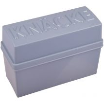 Knäckebrotbox Brotbox Knäckebrot Box Brotdose Aufbewahrungsbox Vorratsdose - grau