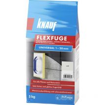 Fugenmörtel Flexfuge Universal 1 - 20 mm weiß 5 kg Fugenmörtel - Knauf