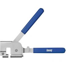 Knauf - Punzonatrice per metallo – Pinze per crimpare profili metallici con timbro sostituibile, pinza crimpatrice con tappo tra le maniglie
